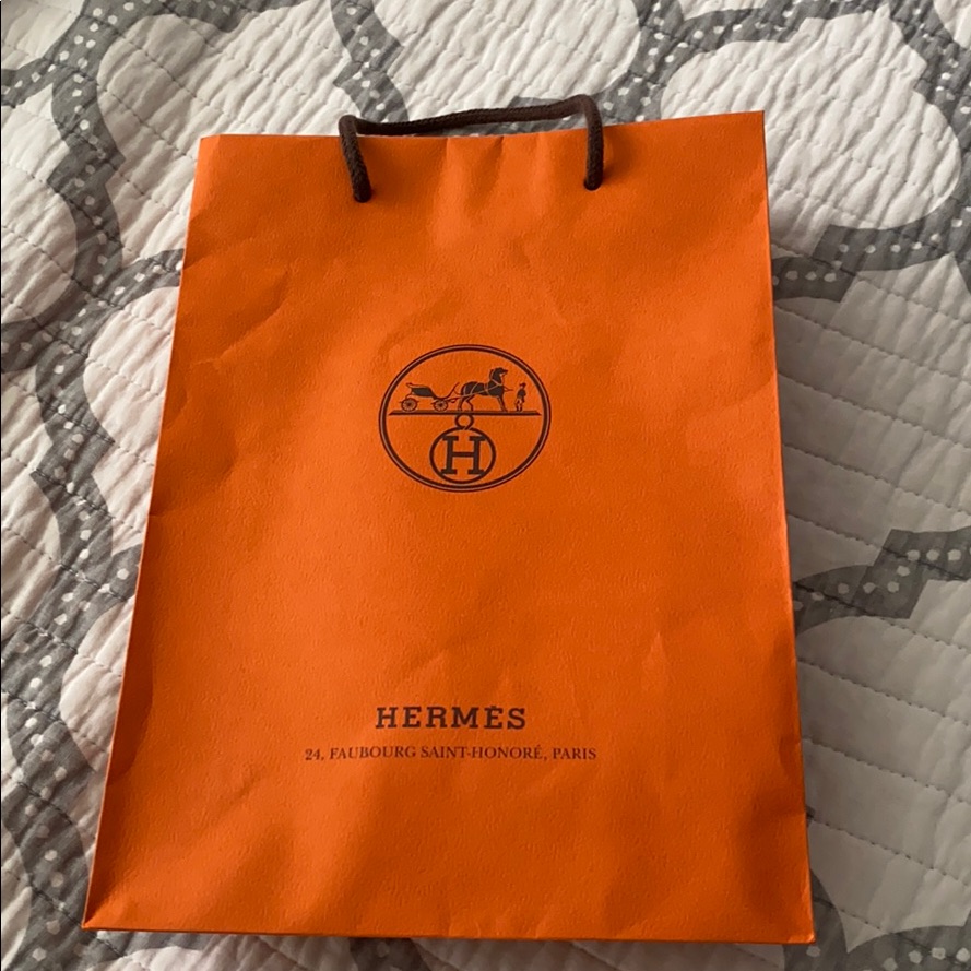 Authentic Herms Shopping Bag